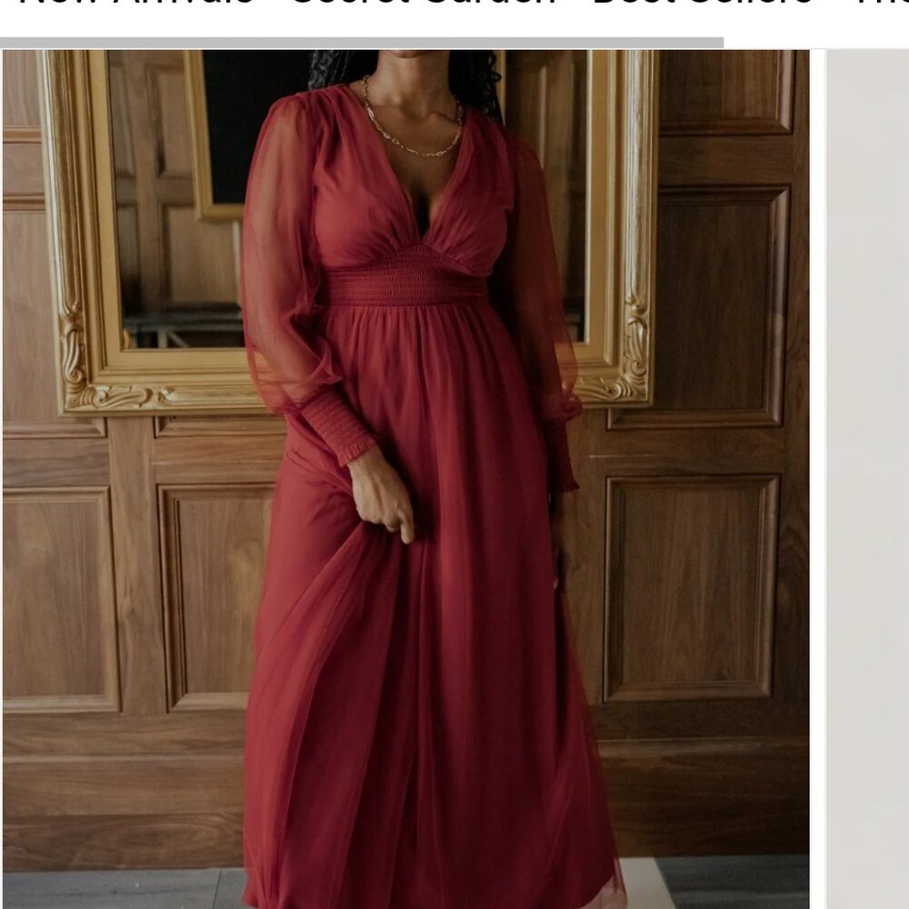 Layla Tulle Maxi Dress